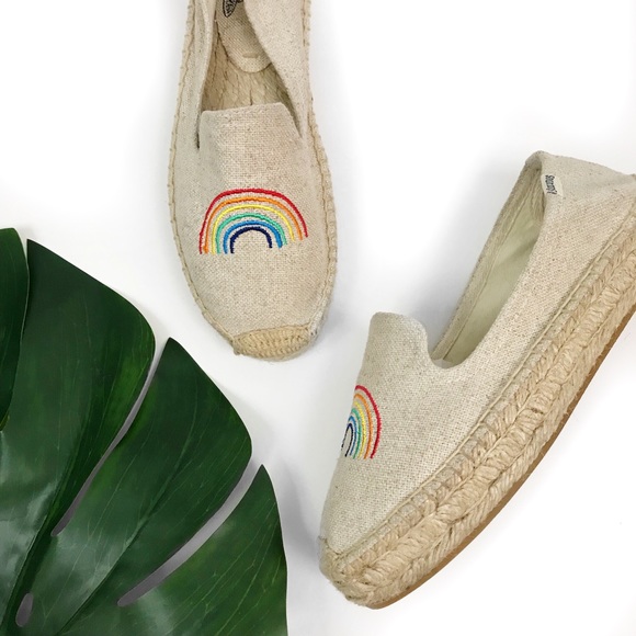 Soludos Shoes - Soludos x Ash Kahn  Rainbow Platform Espadrilles